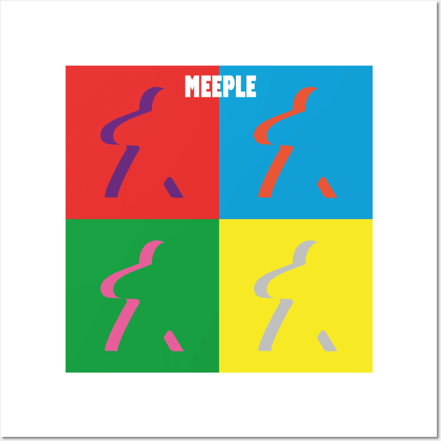 Meeple Square Wall Art by Maolliland